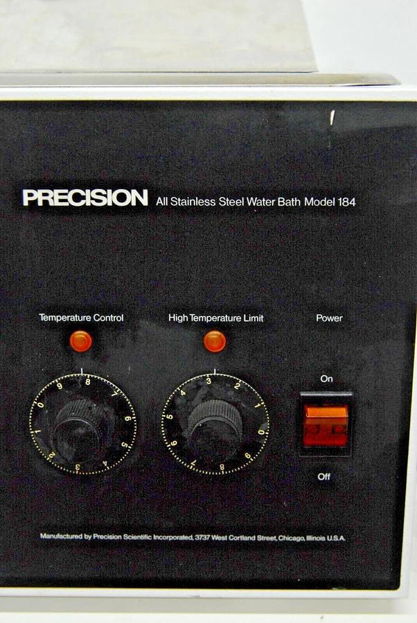 Used Precision 184 66648 All Stainless Steel Water Bath 19.5L