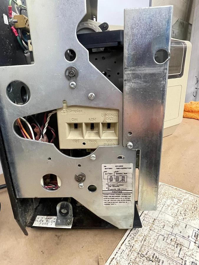 Used Simplex 1201 Mechanical Time Clock