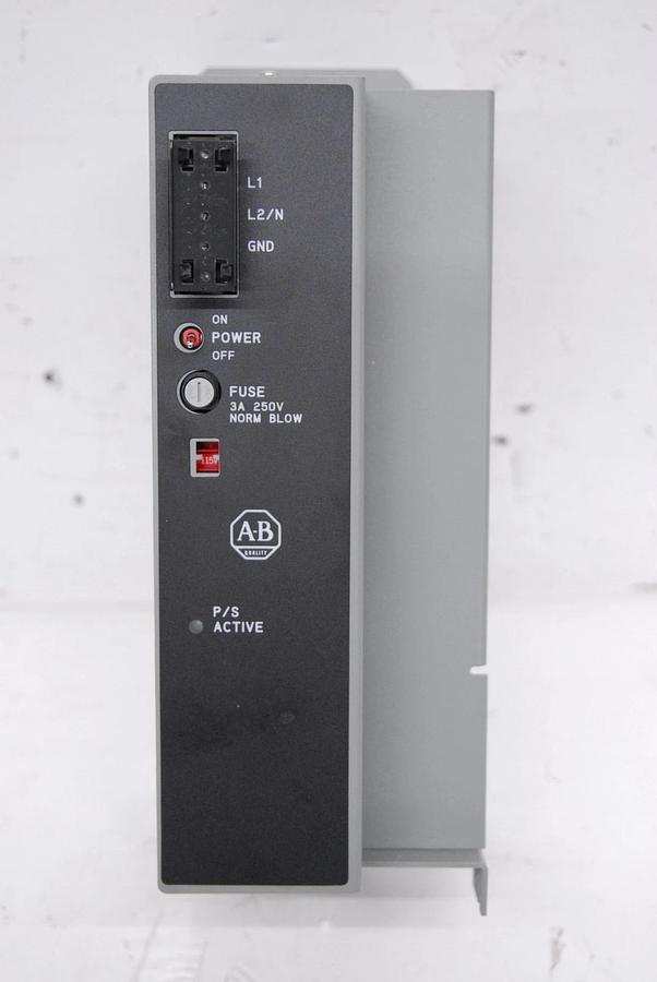 Used Allen-Bradley 1771-P7 B AC Power Supply (120/220V, 16 Amp) W/ 1771-CP1 Cable