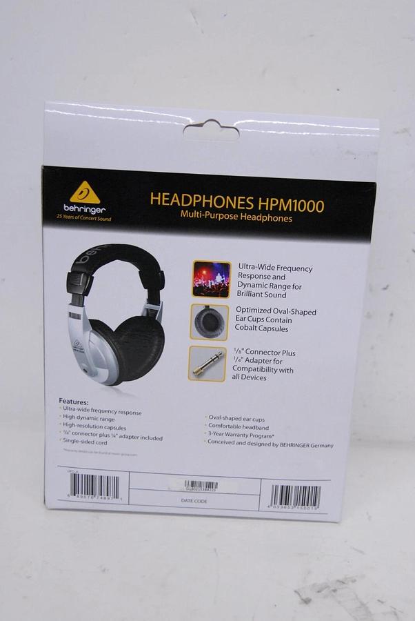 Used Behringer HPM1000 Multi-Purpose Headband Headphones