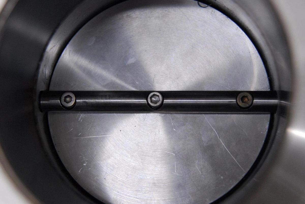 Used Key QBV-40-P-AL Pneumatic Butterfly Valve W/ Rota-CYL ADL2.0X100-1-0 Actuator