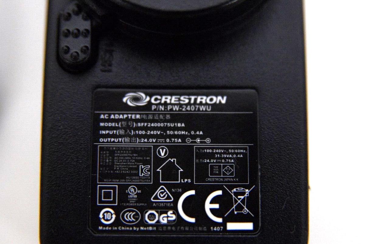 Used Crestron HD-SCALER 6504182 High-Definition Video Scaler W/ Power Adapter