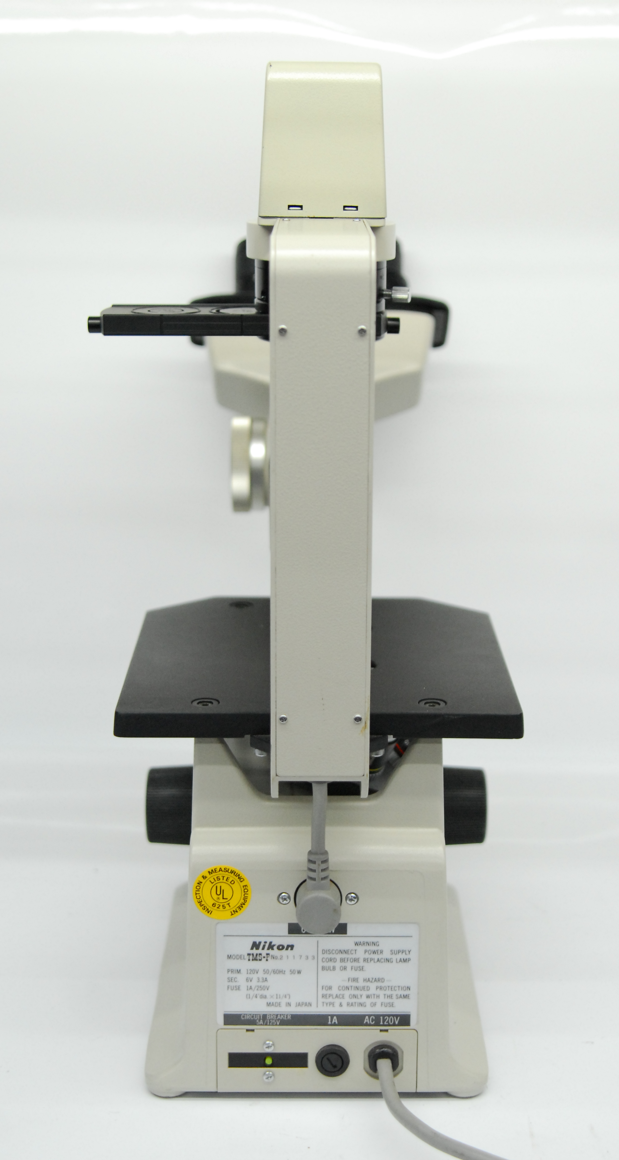 Used Nikon TMS-F Inverted Trinocular Microscope w/ Ph1 Ph2 4x 10x 40x Objectives
