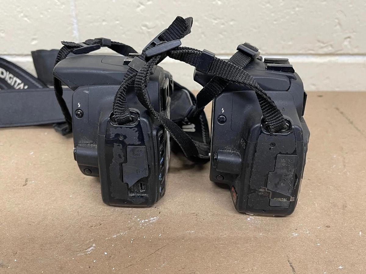 Used Canon EOS Digital Rebel XT DS126071 Camera Body -LOT of 2