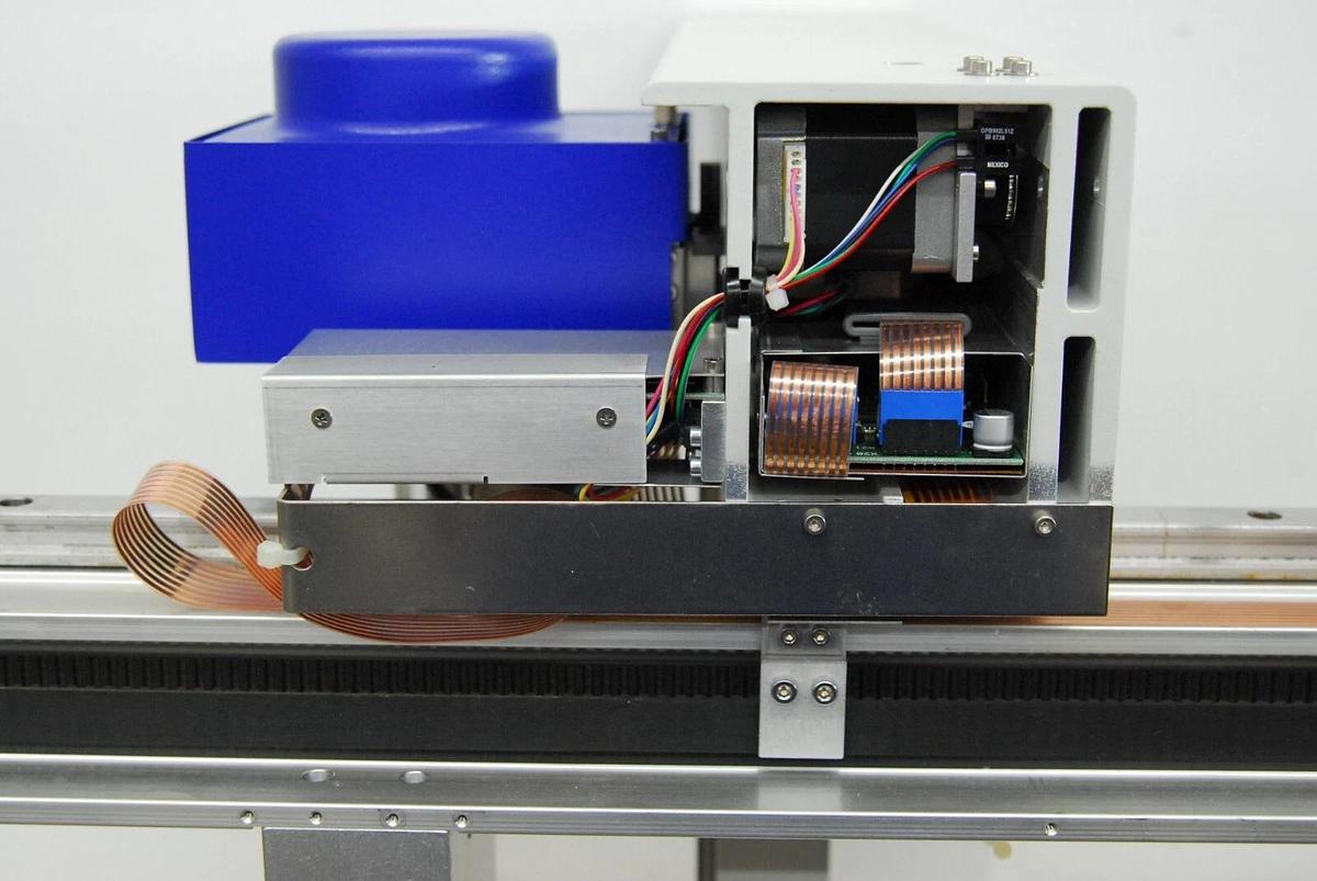 Used Eppendorf epMotion 5075 Optical Sensor/Tool Changer/Carrier Arm Assembly