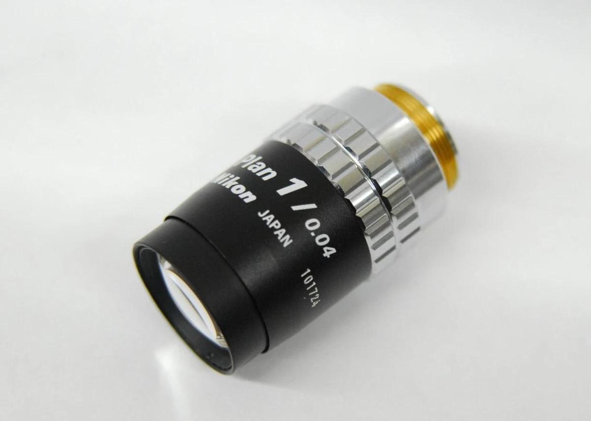 Used Nikon Plan 1/0.04 160/- Microscope Objective