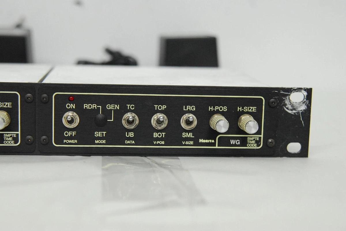 Used Horita RM-50 II Time Code Generator (2x W313, 1x T310) W/Power adapters - TESTED