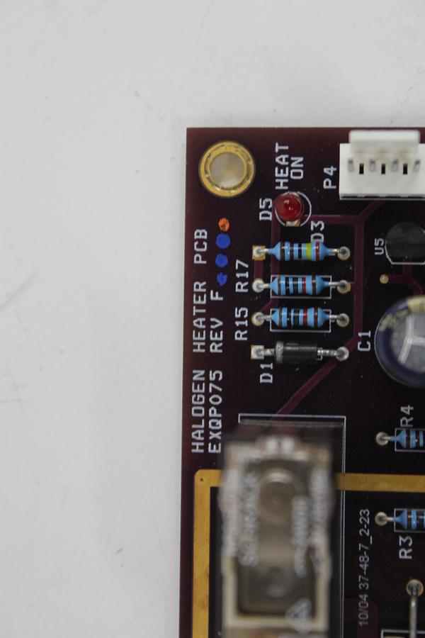 Used Genetix EXQP075 Halogen Heater PCB