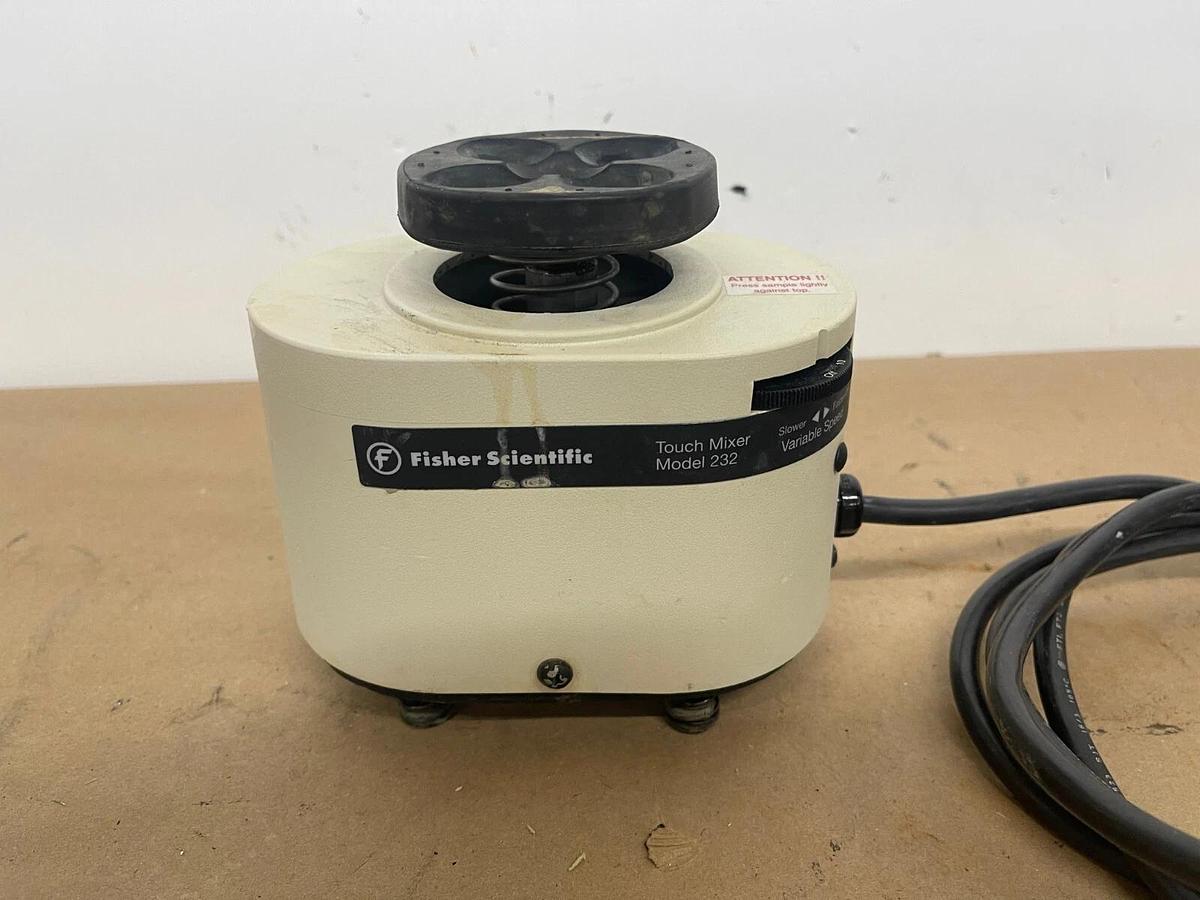 Used Fisher Scientific Variable Speed Touch Mixer Model 232