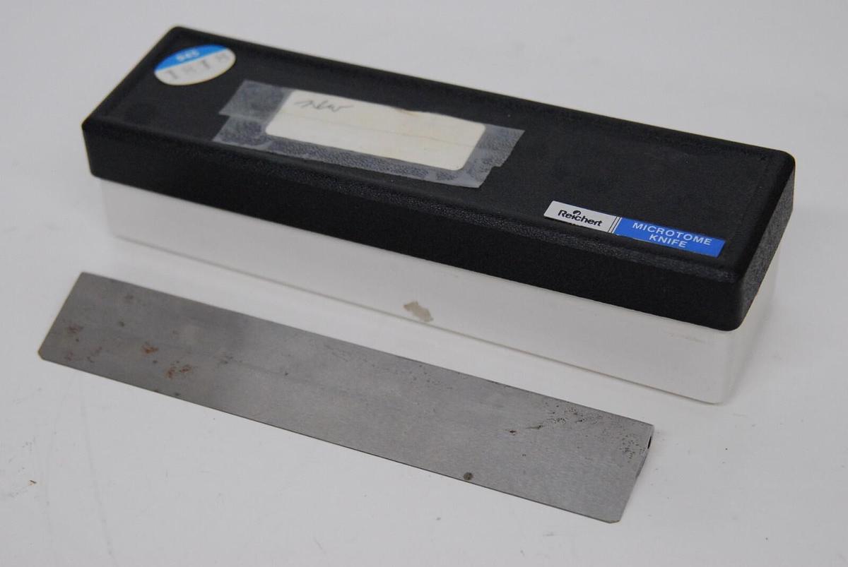Used Reichert Microtome Knife 7.25" 185mm W/ Hard Case
