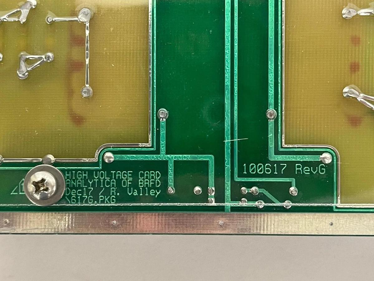 Used Analytica ESVS10 High Voltage Card 100617 REV G (From API 100 Controller)