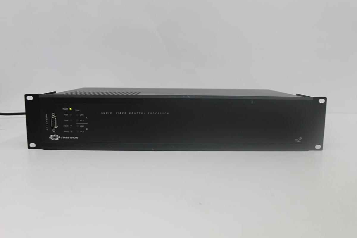 Used Crestron AV2 Audio Video Control Processor W/ C2ENET-1 Card