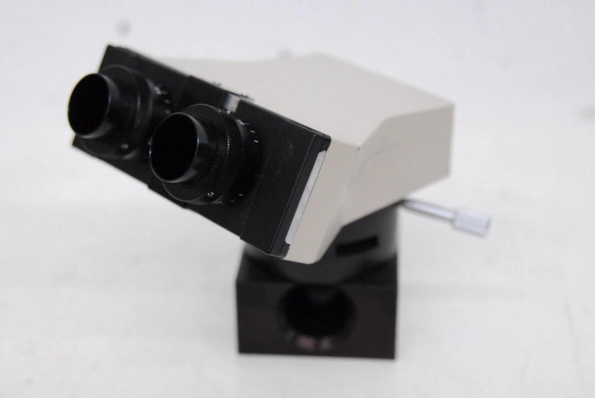 Used Olympus Binocular Microscope Head W/ Spectra-Tech 0047-172D IR-Plan Mount