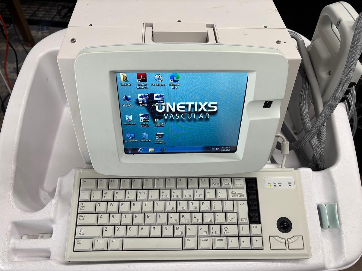 Used Unetixs Vascular Multilab Series 2-CP Peripheral Vascular Diagnostic System 11996-0000-01