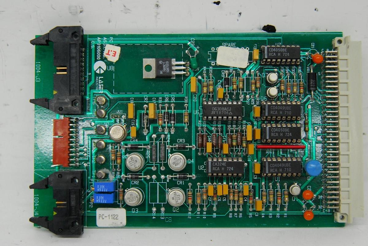 Used Laser Industries PC1004 5241300000 PC-1122 AP0106000 Board - Sharplan 1020