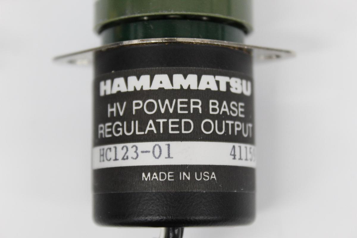 Used Hamamatsu R928 Photomultiplier Tube w/ HC123-01 HV Power Base - LOT OF 2