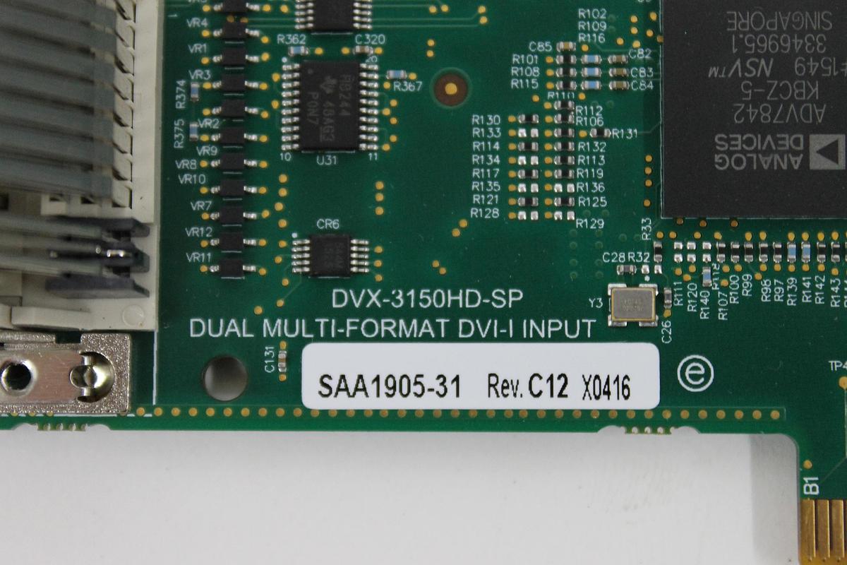 Used AMX Enova DVX-3150HD-SP SAA1905-31 Dual Multi-Format DVI-D PCIe Input Card