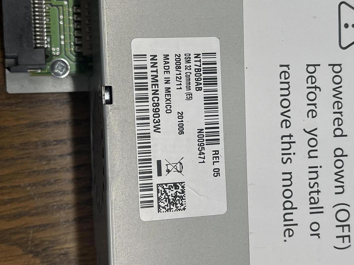 Used Nortel NT7B09AB 32-Circuit Digital Station Media Bay