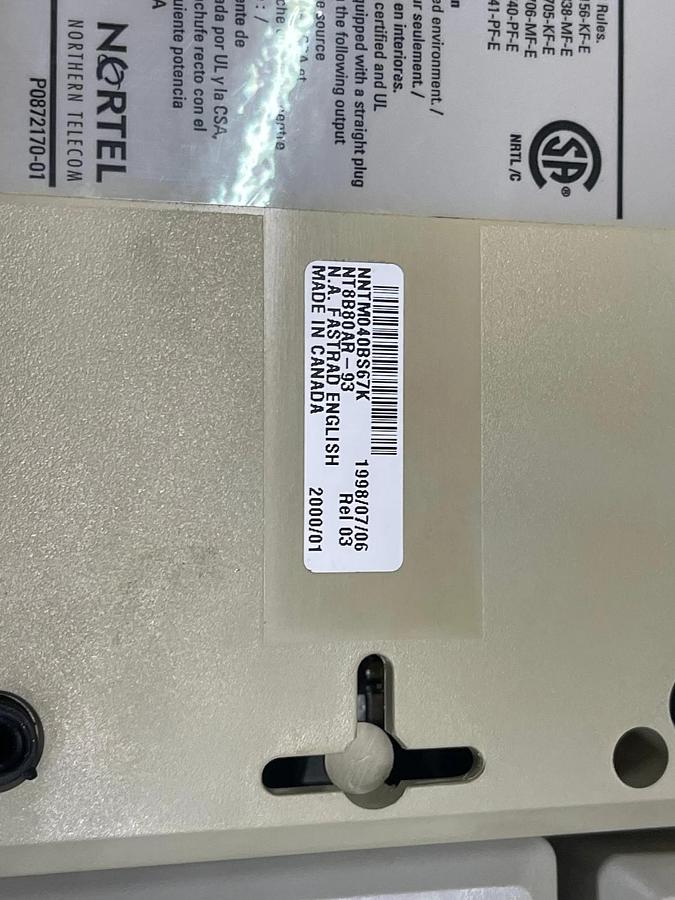 Used Nortel NA Fastrad English (2x NT8B80AAAB, 1x NT8B80AR-93) - Lot of 3