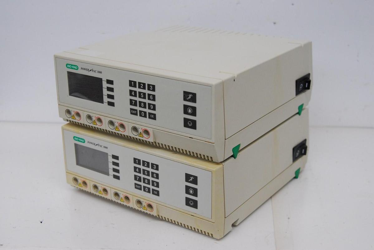 Used BIO-RAD Power Pac 3000 Electrophoresis Power Supply  (165-5056) - Lot of 2