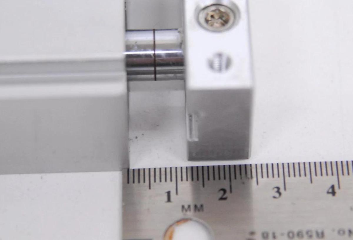 Used SMC 333458 Pneumatic Dual Rod Cylinder Double Acting 199mm Stroke - BD FACSAria