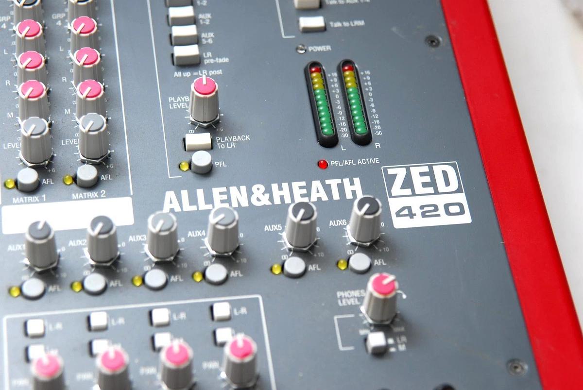Used Allen & Heath ZED-420 16-Channel Mixer