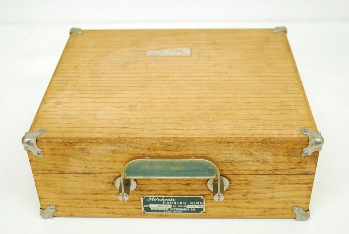 Used Morehouse 2000 LB Capacity Proving Ring W/ Case