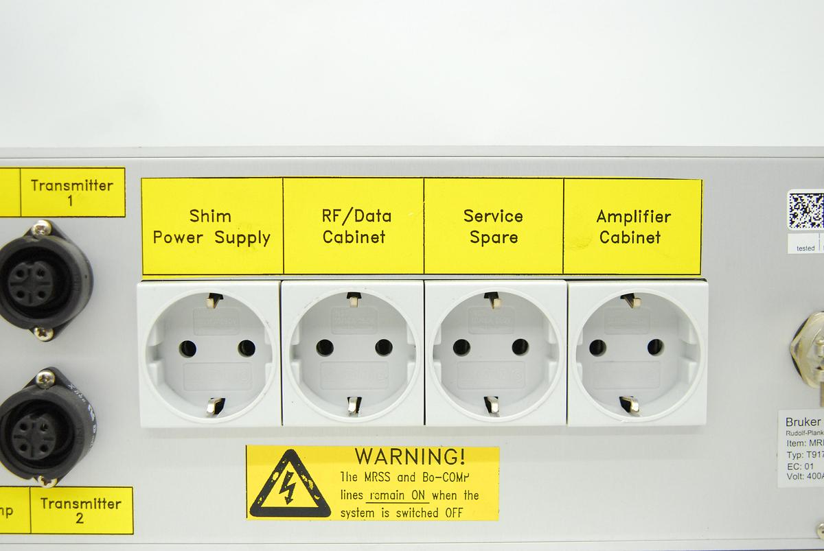 Used Bruker T9171 MRI AV LINE Distribution Unit W/ Filter - BioSpin MRI