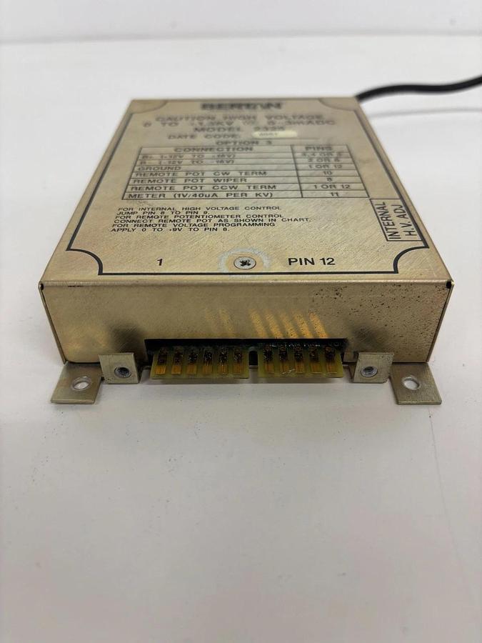 Used Bertan High Voltage Power Supply 2325