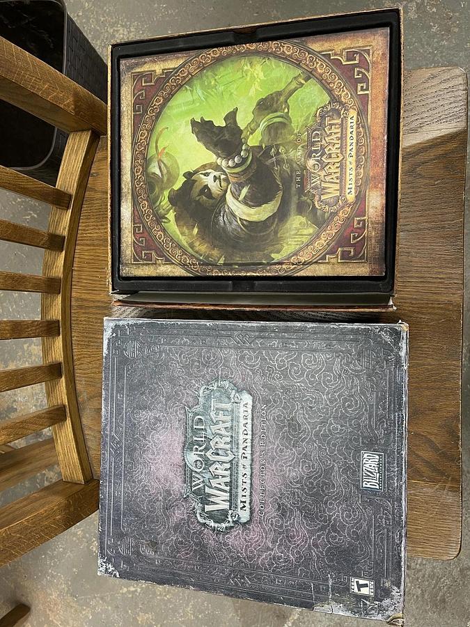 Used 2 World of Warcraft Collector's Edition Pandaria, Lich King (Incomplete)
