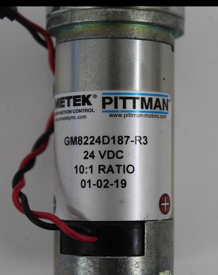 Used Pittman GM8224D187-R3 Gear Motor 10:1 Ratio 24VDC