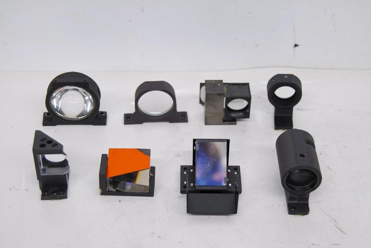 Used Olympus Vanox AHBS3 Mounted Mirrors Prisms Optics - Lot of 8