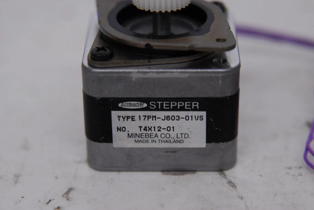 Used Canon Microfilm Scanner 300 - Astrosyn 17PM-J603-01VS, T4X12-01 Stepper Motor