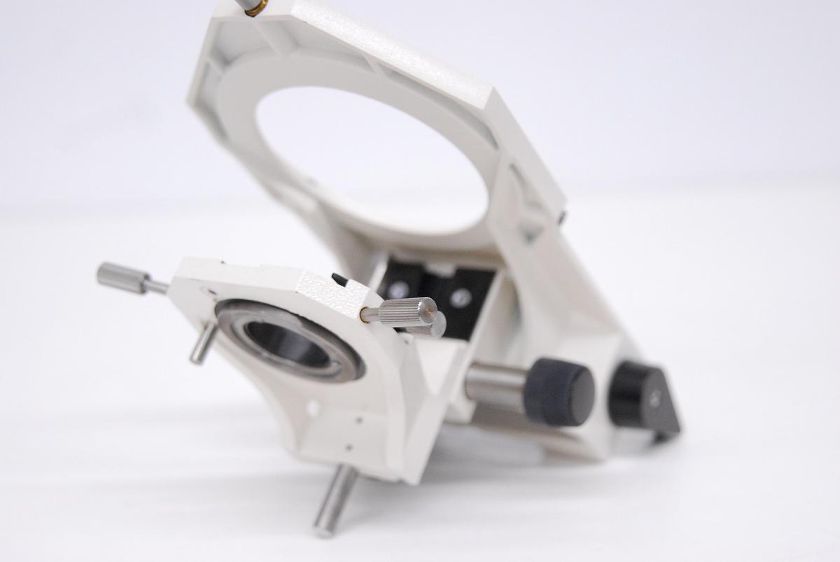 Used Zeiss Microscope 451825 Stage and 451830 Condenser Carrier - Axioplan Axiophot