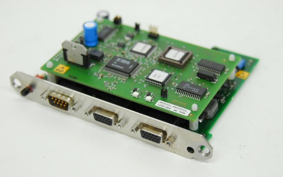 Used Zeiss 000000-1015-381 Control PC-Board with Interface (1220-283, 1216-799)