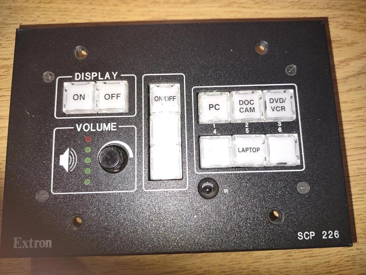 Used Extron 226 Control Panel