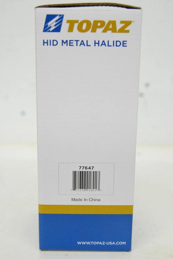 Topaz MH175/U-37 77647 HID Metal Halide Bulb 175W ED28 E39 M57