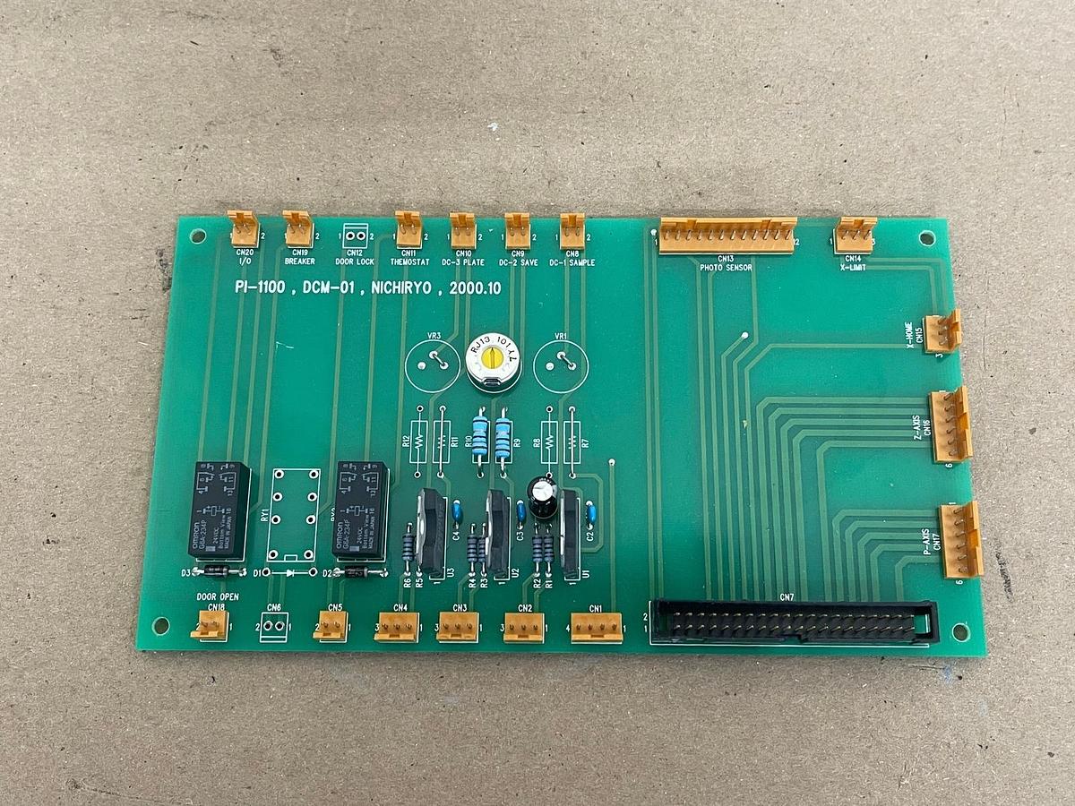 Used Nichiryo PI-1100 DCM-01 2000.01 Control Board