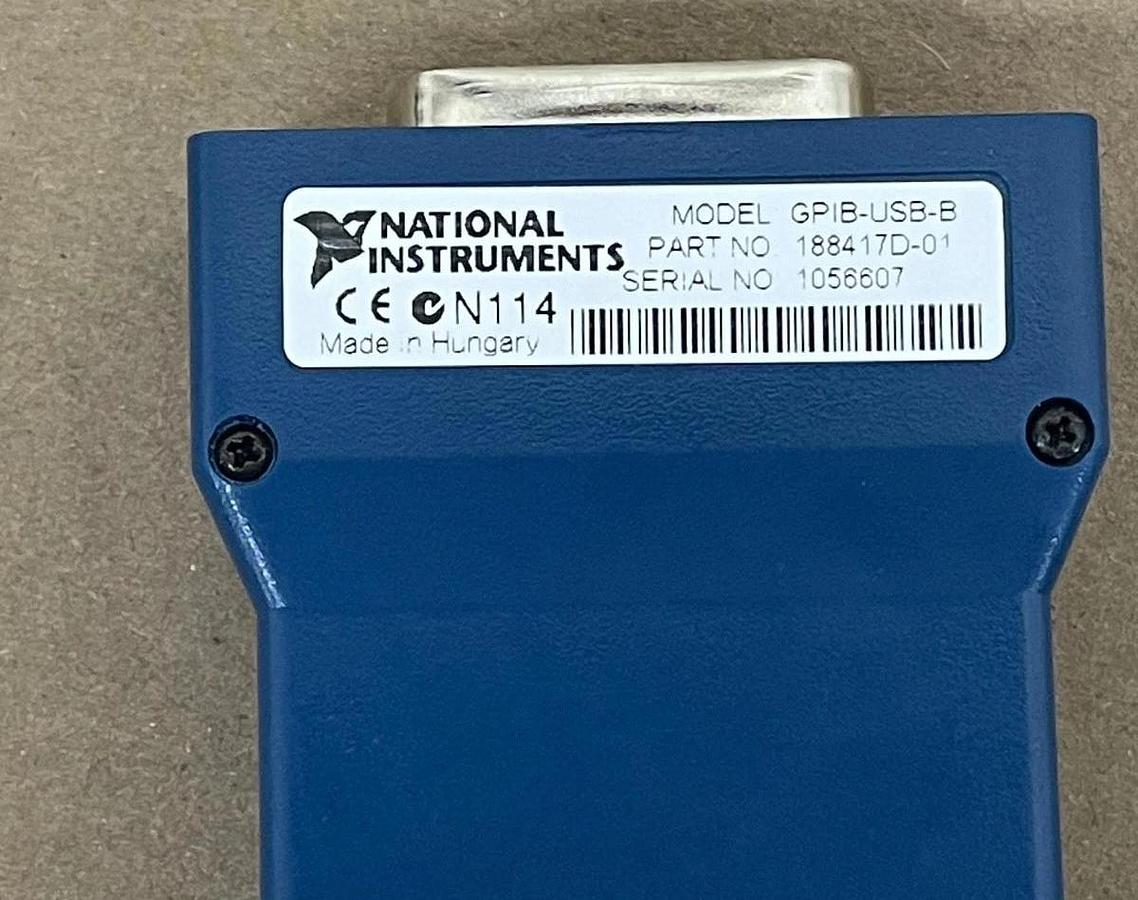 Used TEKTRONIX 012-1614-01 iView Oscilloscope Cable W/ GPIB-USB-B Interface Adapter