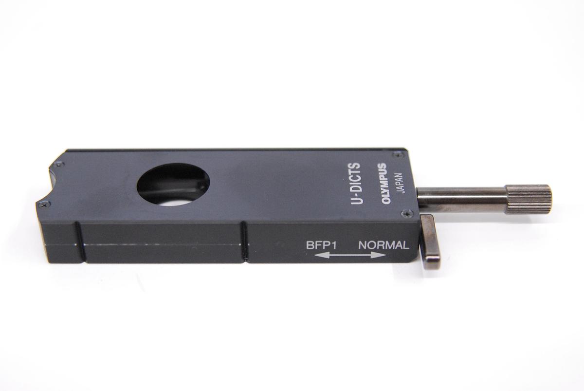 Used Olympus U-DICTS Microscope Nomarski DIC Prism Slider Shift Type (BX/IX)