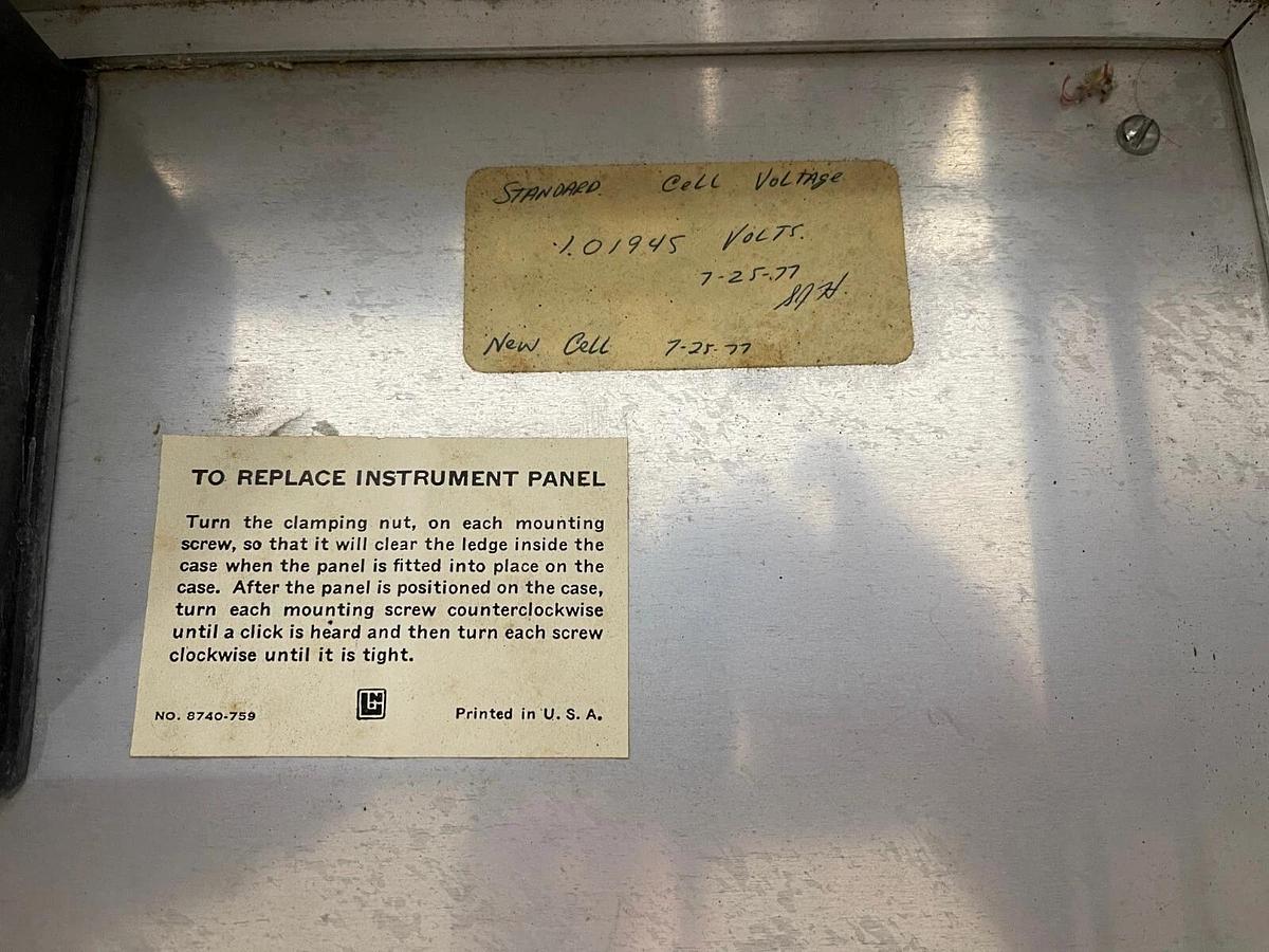 Used Leeds and Northrup Millivolt Potentiometer/Galvanometer Cat. No. 8690