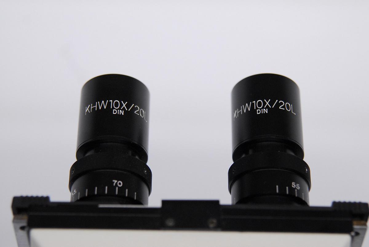 Used Meiji ML2000 Binocular Compound Microscope W/ S.FlatField 4/10/40/100 Objectives