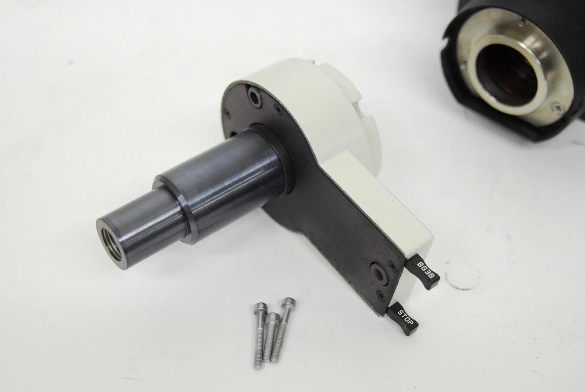 Used Leica 307-072.058 Hg 50W LH-106z Lamp Housing W/ DM IL Fluorescence Port Mount