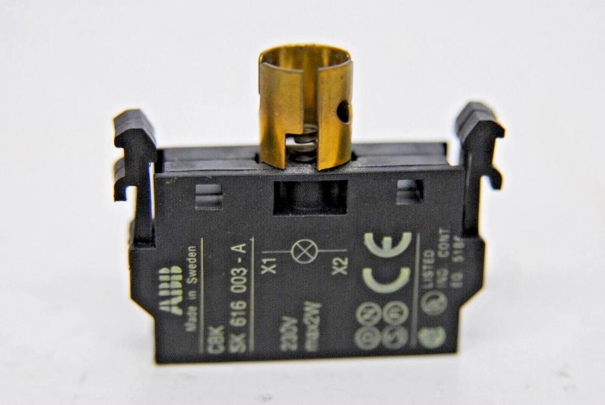 Used ABB CBK SK 616 003-A Lamp Block with Bulb