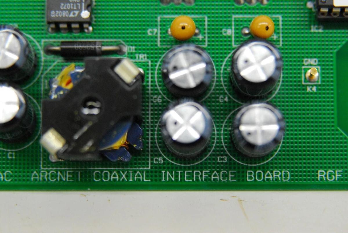 Used Wallac 1056 1416 C RGF Arcnet Coaxial Interface Board