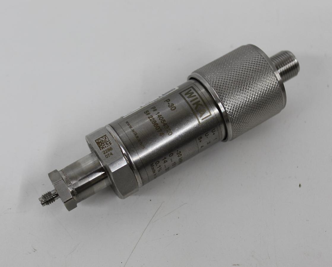 Used WIKA P-30 14054320 Precision Gauge Pressure Transducer 0-985 PSI 0-10V