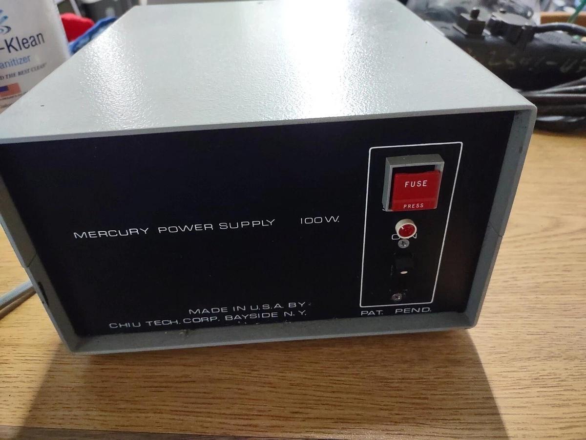Used The Chiu Technical Corp Mercury-100W Lamp Power Supply Model M-100