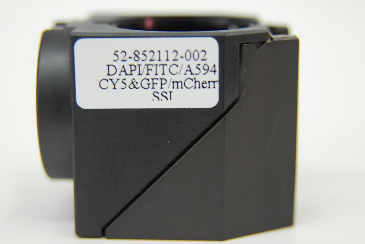 Used Olympus U-MF2 DAPI/FITC/A594/CY5&GFP/mCHERRY SSI 52-852112 Filter Cube