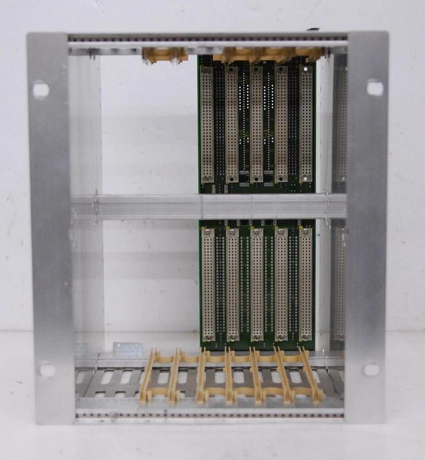 Used Schroff 23000-465 Backplane 6U VME 5-SLOT MONO ADC W/ Enclosure TVC-06NDA-4
