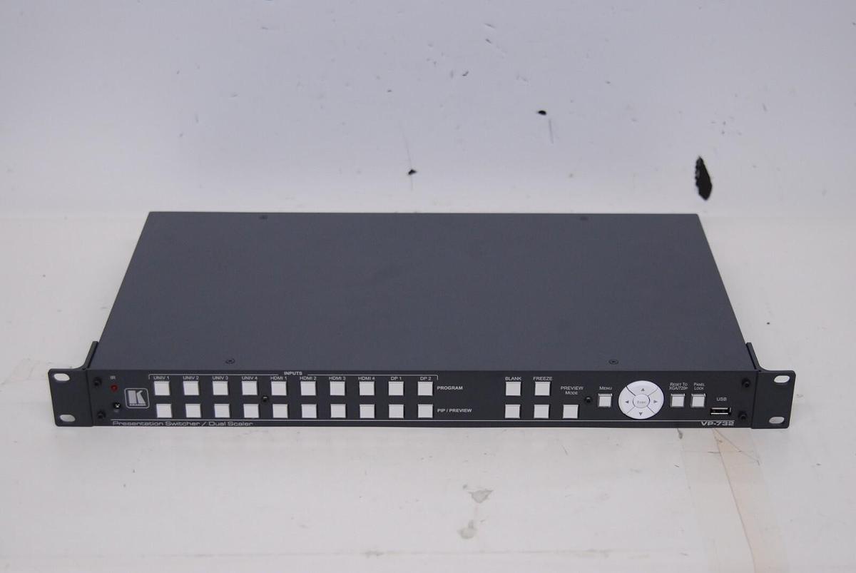 Used Kramer VP-732 Presentation Switcher/Dual Scaler - TESTED